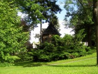 Bruntál-zámek-terasa s baštou v severním parku-Foto:Ulrych Mir.
