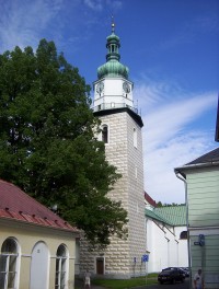 Bruntál-kostel Nanebevzetí Panny Marie na Žižkově náměstí-Foto:Ulrych Mir.