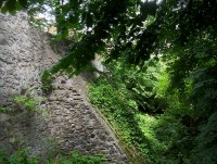 Zábřeh-zámek-hradby na jižní straně z parku-Foto:Ulrych Mir.
