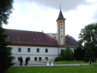Zábřeh-zámek s věží a pozůstatkem hradu-Foto:Ulrych Mir.