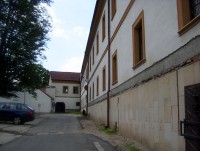 Zábřeh-zámek-jižní průčelí,nádvoří a brána bývalého hradu-Foto:Ulrych Mir.