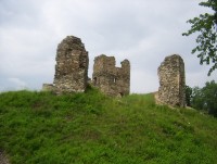 Brníčko-hradní vršek se zříceninou ze západu-Foto:Ulrych Mir.