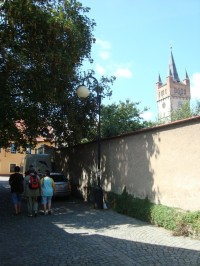 Vysoké Mýto-Pražská věž z Kollárovy  ulice-Foto:Ulrych Mir.
