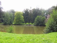 Čechy pod Kosířem-malý rybník v zámeckém parku-Foto:Ulrych Mir.