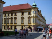 Jižín-zámek od Valdické brány-Foto:Ulrych Mir.