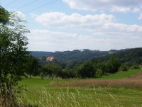 Kunštát-zámek ze severu od Rudky-Foto:Ulrych Mir.