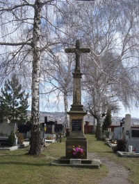 Chvalkovice-kříž z r.1826 na novém hřbitově-Foto:Ulrych Mir.