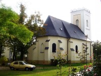 Chvalkovice-Selské náměstí-chrám sv.Barbory-Foto:Ulrych Mir.