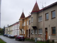 Hodolany-Šafaříkova ulice-měšťanské domy ve Starých Hodolanech-Foto:Ulrych Mir.