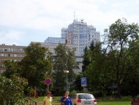Hodolany-Regionální centrum z parku za Železniční nemocnicí-Foto:Ulrych Mir.