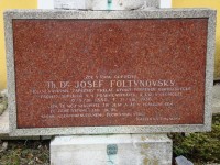 Svatý Kopeček-pamětní deska na hrobě Th.Dr.Josefa Foltýnovského-Foto:Ulrych Mir.