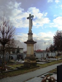 Svatý Kopeček-starý hřbitov-kříž z r.1768-Foto:Ulrych Mir.