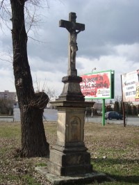 Holice-kříž z r.1844 na Přerovské ulici nedaleko motorestu U sv.Jana-Foto:Ulrych Mir.