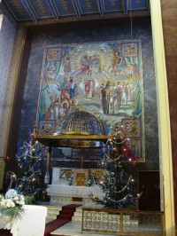 Olomouc-Hejčín-kostel sv.Cyrila a Metoděje-vánoční hlavní oltář-Foto:Ulrych Mir.
