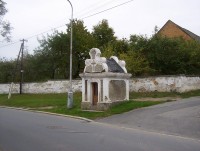 Řepčín-Řepčínská ulice-kaple sv.Isidora z 18.stol.-Foto:Ulrych Mir.