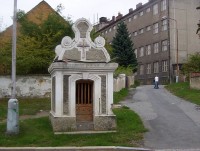 Řepčín-Řepčínská ulice-kaple sv.Isidora z 18.stol.-Foto:Ulrych Mir.
