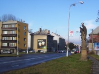 Nové Sady-Dolní Novosadská ulice-socha Panny Marie z r.1760 nedaleko železničního přejezdu-Foto:Ulrych Mir.