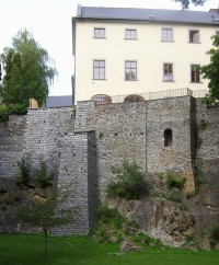 Olomouc-Bezručovy sady-hradby a Biskupskoá rezidence-Foto:Ulrych Mir.