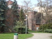 Olomouc-Bezručovy sady-hradby s Cartovní-Popravčí věží-Foto:Ulrych Mir.