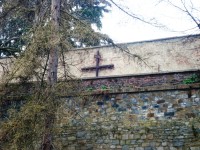 Olomouc-Bezručovy sady-kříž na ochozu u Kapucínského kláštera-Foto:Ulrych Mir.
