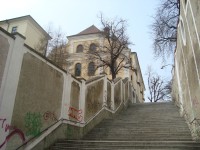 Olomouc-Bezručovy sady-schodiště z Michalského výpadu k ulici Na Hradě-Foto:Ulrych Mir.