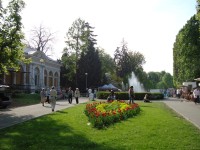 Olomouc-Smetanovy sady-lázeňský pavilon a fontána na Rudolfově aleji-Foto:Ulrych Mir.