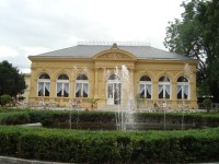 Olomouc-Smetanovy sady-lázeňský pavilon-restaurace a fontána-Foto:Ulrych Mir.