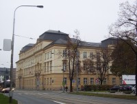 Olomouc-tř.Svobody-Přírodovědecká fakulta UP s pamětní deskou na r.1849-Foto:Ulrych Mir.