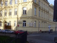 Olomouc-tř.Svobody-Vědecká knihovna s pamětní deskou dr.Bedřicha Václavka-Foto:Ulrych Mir.