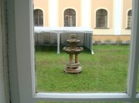 Olomouci-Vlastivědné muzeum-fontána na nádvoří-Foto:Ulrych Mir.