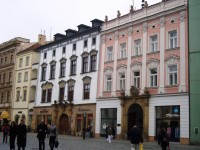 Olomouc-Horní náměstí-Petrášův palác a dům U Zeleného stromu-Foto:Ulrych Mir.