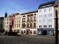 Olomouc-Horní náměstí-Edelmannův palác a Herkulova kašna-Foto:Ulrych Mir.