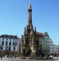 Olomouc-Horní náměstí-Sousoší Nejsvětější Trojice-Foto:Ulrych Mir.