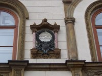 Olomouc-Horní náměstí-Edelmannův palác-pamětní deska maršála Radeckého-Foto:Ulrych Mir.
