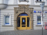 Olomouc-Ostružnická ulice-bývalé Prombergrovo knihkupectví-vstupní portál-Foto:Ulrych Mir.