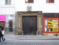 Olomouc-Riegrova ulice-dům č.p.405 s portálem-Foto:Ulrych Mir.