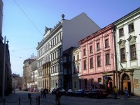 Olomouc-ulice 8.května s bývalým palácem německé reálky-Foto:Ulrych Mir.