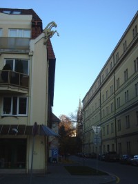 Olomouc-Koželužská ulice a katedrála sv. Václava-Foto:Ulrych Mir.