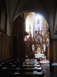 Olomouc-Kateřinská ul.-kostel sv.Kateřiny-interiér-Foto:Ulrych Mir.