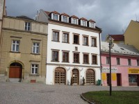 Olomouc-Blažejské náměstí-dům s nikou s Pannekou Marií a Jezulátkem-Foto:Ulrych Mir.