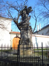 Olomouc-Václavské náměstí-socha sv.Jana Nepomuckého-Foto:Ulrych Mir.
