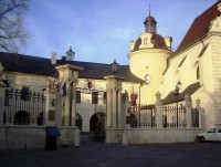 Olomouc-Václavské náměstí-Kapitulní děkanství s čestným dvorem a kaplí sv.Barbory-Foto:Ulrych Mir.