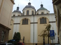 Olomouc-Žerotínovo nám.-kostel sv.Michala od kaple sv.Sarkandra-Foto:Ulrych Mir.