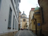 Olomouc-kostel sv.Michala od Sarkandrovy kaple-Foto:Ulrych Mir.