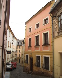 Olomouc-Michalská ulice-dům s nikou-Vyhnání z ráje-Foto:Ulrych Mir.