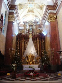 Olomouc-kostel sv.Michala-vánoční hlavní oltář-Foto:Ulrych Mir.