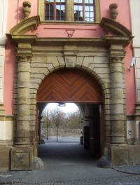 Olomouc-Univerzitní ulice-Jezuitský konvikt-vstupní portál-Foto:Ulrych Mir.