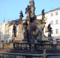 Olomouc-Dolní náměstí-Mariánský sloup-detail sousoší-Foto:Ulrych Mir.
