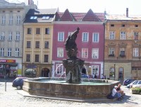 Olomouc-Dolní náměstí-Jupiterova kašna-Foto:Ulrych Mir.