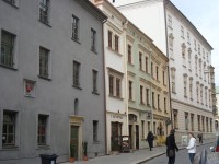 Olomouc-Lafayettova ulice-dům U Červeného kohouta a Hauenschildův palác-Foto:Ulrych Mir.